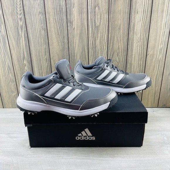 Adidas Mens Tech Response 2.0 Grey Soft Spike Golf Shoes EE9123 Size 11 - Picture 8 of 16